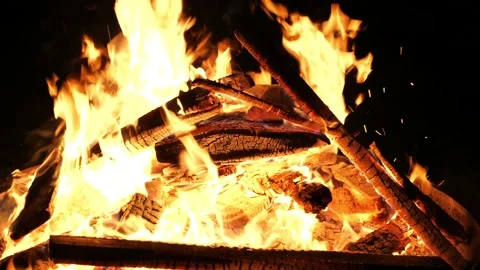 A bonfire in the night Vidéo 141205085