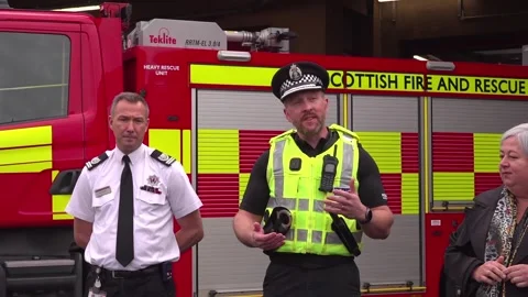 Bonfire Night troublemakers will be caught and face justice, police chief vows Video stock 348222696