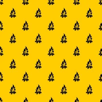 Bonfire pattern vector Stock Illustration