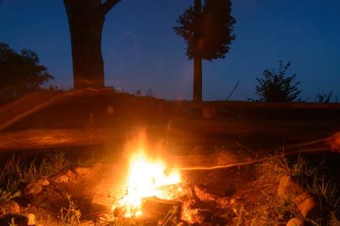 Bonfire Foto stock