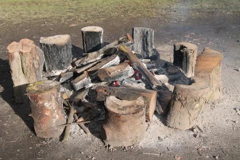 Bonfire. Stock Photos