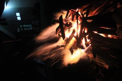 Bonfire Foto stock