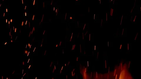 Bonfire, Slow Motion Stock Footage 71575177