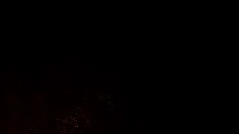 Bonfire Sparks Flying Video Background For Nature And Outdoor Intros Stock Footage 310950512