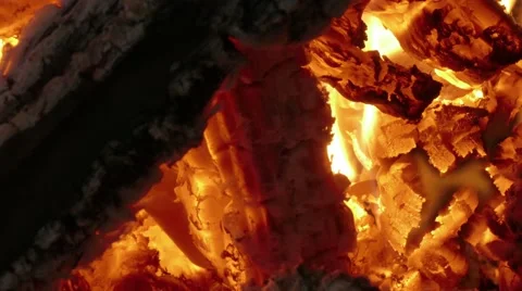 Bonfire of wood Stock Footage 68808705