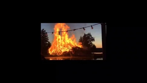 Bonfires Stock Footage 112193877