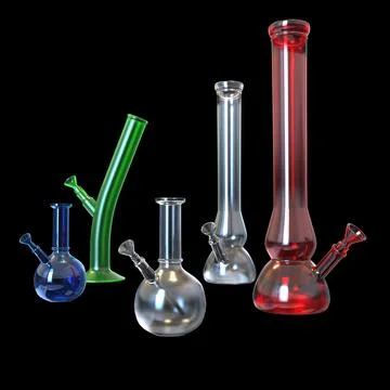 Bong Collection Isolated Stock Illustration