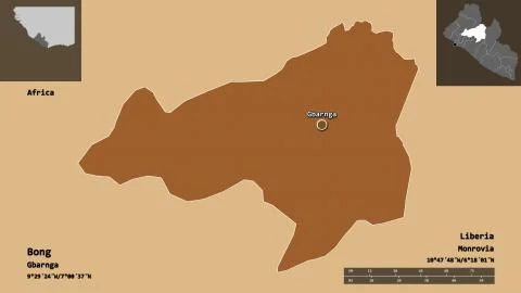 Bong, county of Liberia. Previews. Pattern Stock Illustration