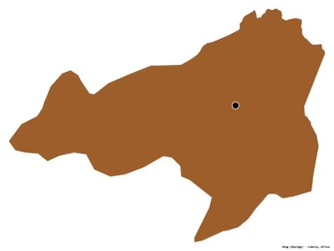Bong, county of Liberia, on white. Pattern Stock Illustration