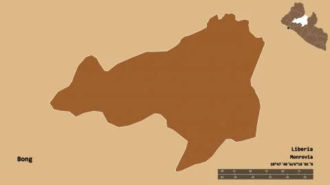 Bong, county of Liberia, zoomed. Pattern Stock Illustration