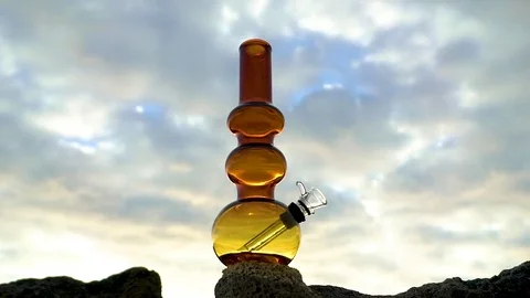 Bong in Hawaii Timelapse Sunset Stock Footage 83228902