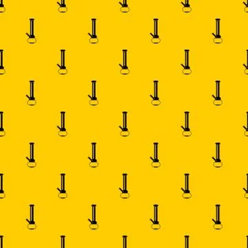 Bong for smoking marijuana pattern vector Stock Illustration