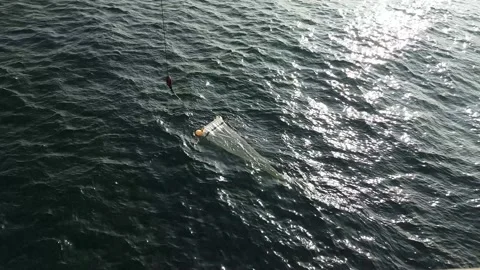 Bongo net. Plankton net Stock Footage 150732837