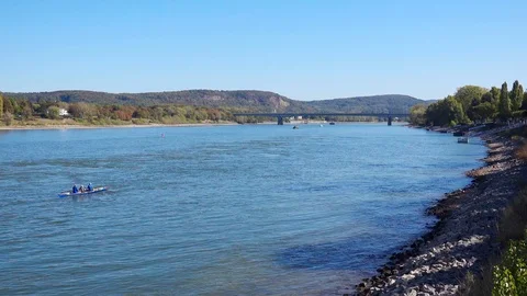 Bonn with the river Rhine Video stock 102289983