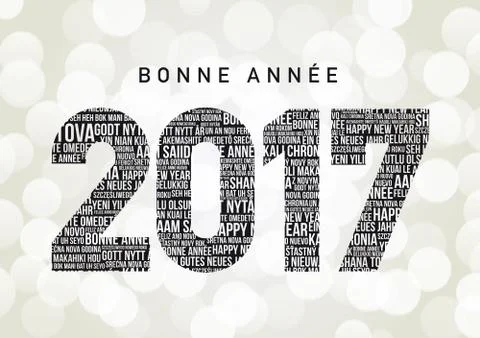 Bonne Annee 2017 Stock Illustration