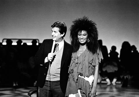 Bonnie Pointer performs on American Bandstand, 1985 Credit: Ron Wolfson / Stock Photos
