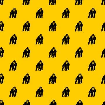 Bonobo pattern vector Stock Illustration
