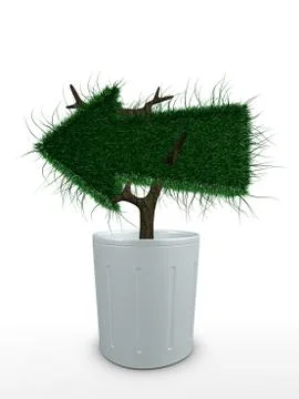 Bonsai arrow-left 스톡 일러스트