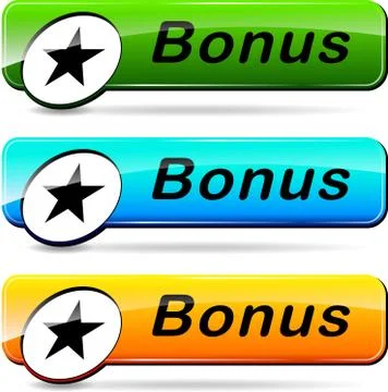 Bonus buttons Stock Illustration