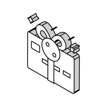 Bonus card isometric icon vector illustration Stock Illustration