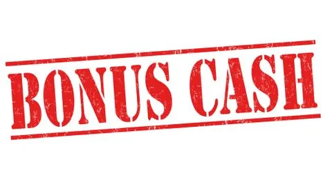 Bonus cash sign or stamp Stock Illustration