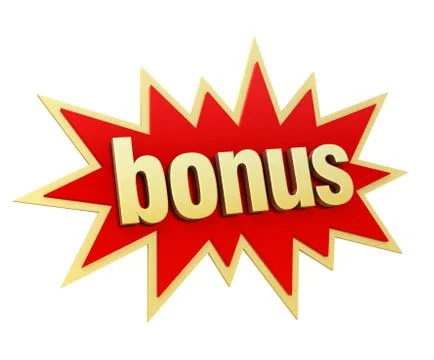 Bonus concept  3d illustration Stock Illustration