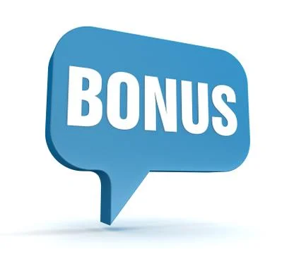 Bonus concept 3d illustration Stockillustratie
