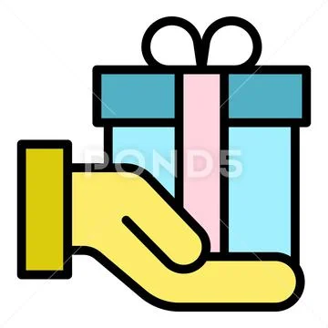 Boxes with gifts outline drawing for coloring Vector Image