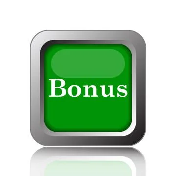 Bonus icon. Internet button on black background.. 스톡 일러스트