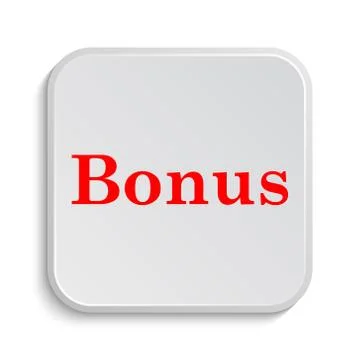 Bonus icon. Internet button on white background.. 스톡 일러스트