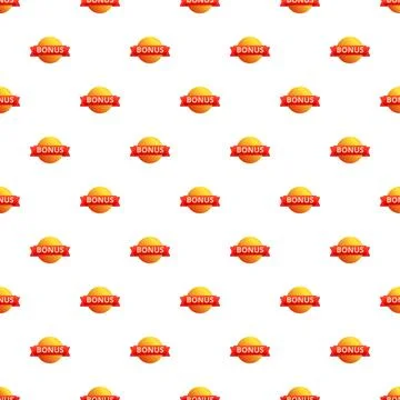 Bonus labels pattern creating a seamless background design Illustrazione stock