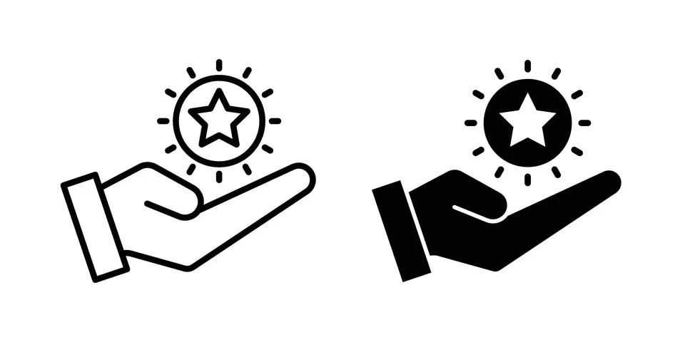 Bonus points icon symbol. Flat and Stroke Vector illustration Stock Illustration