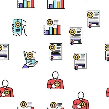 Bonus Present Of Sales Vector Seamless Pattern Stock Illustration