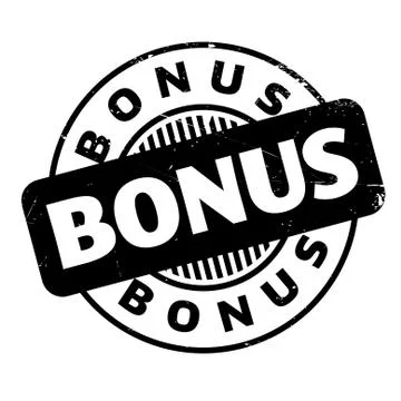 Bonus rubber stamp Illustrazione stock