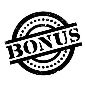 Bonus rubber stamp Illustrazione stock