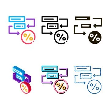 Bonus scheme concept pack icon vector outline Stock Illustration