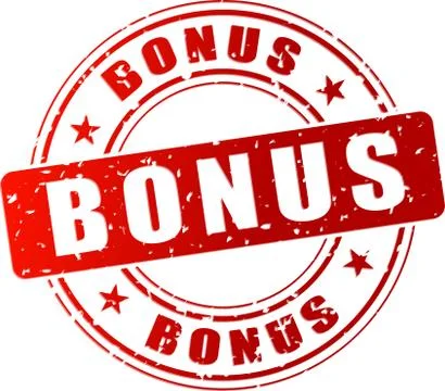 Bonus stamp Illustrazione stock