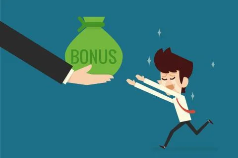 Bonus time Stock Illustration