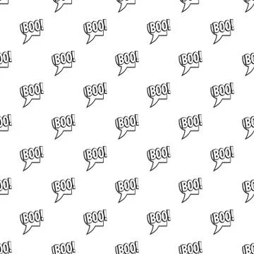 BOO, comic text speech bubble pattern vector 스톡 일러스트