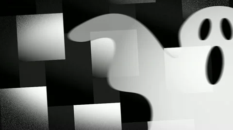 BOO! - Flying Ghosts Stock Footage 11332434