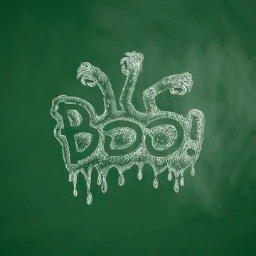 Boo icon Stock Illustration