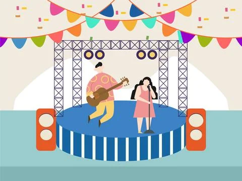 Boogie Concept Illustration Stock Illustration