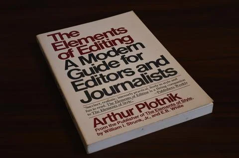 Book about editing for beginners Stock Photos