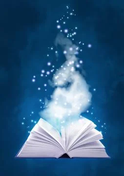 Book of air magic Stock Illustration