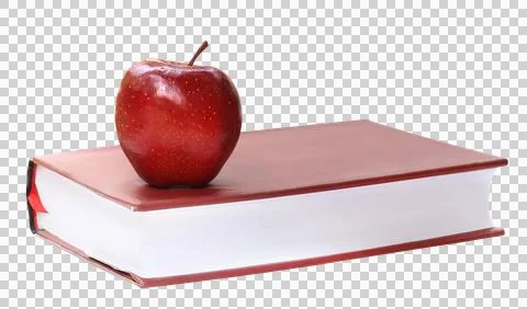 Book and apple Stock Photos