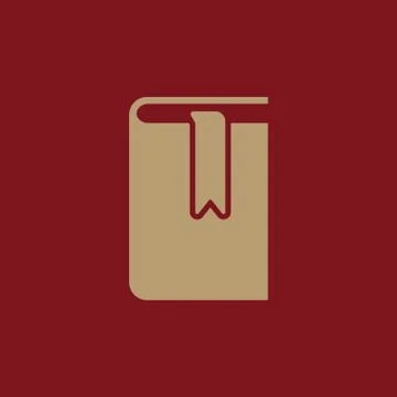 Book and bookmark icon. vector design. Library, bookmark symbol. web. graphic Stock-Illustration