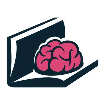 Book and brain Stock Illustration