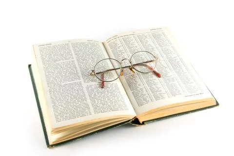 Book and glasses. 스톡 사진