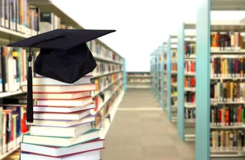 Book and library Stock Photos