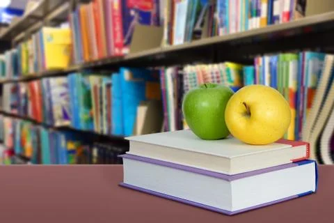 Book and library Stock Photos